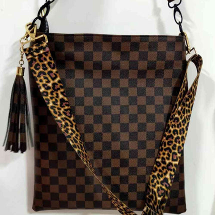 Adored PU Leather Shoulder Bag with Tassel - Vickie Lynn's