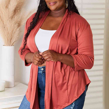 Culture Code Full Size Open Front Cardigan