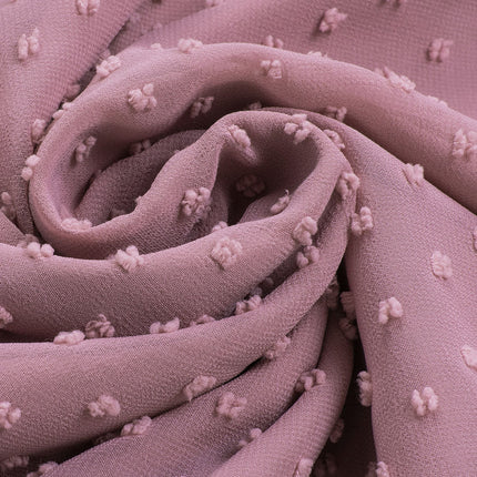 Frill Swiss Dot Round Neck Tank