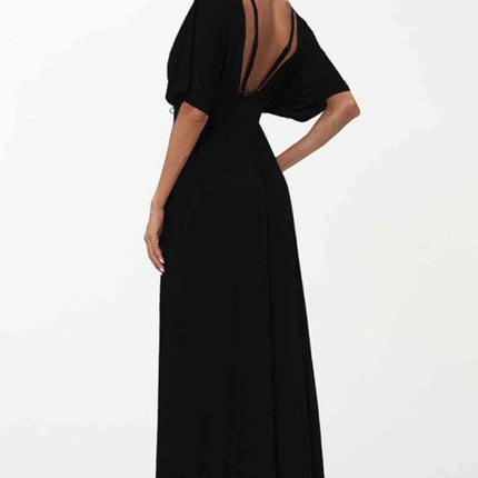 Strappy Neck Maxi Dress