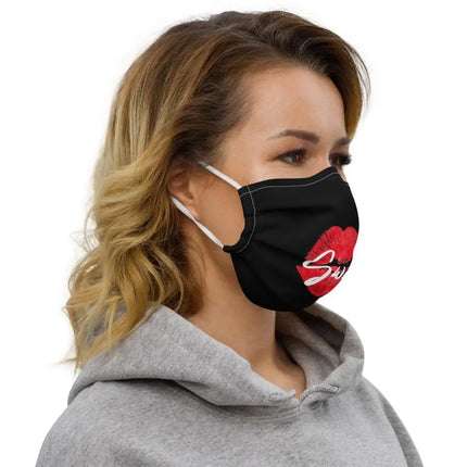 Face Coverings, Sweet Kiss Red Lipstick Style Face Mask