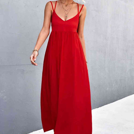 Double Strap Tie Back Dress
