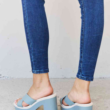 Weeboo Cherish The Moments Contrast Platform Sandals in Misty Blue - Vickie Lynn's