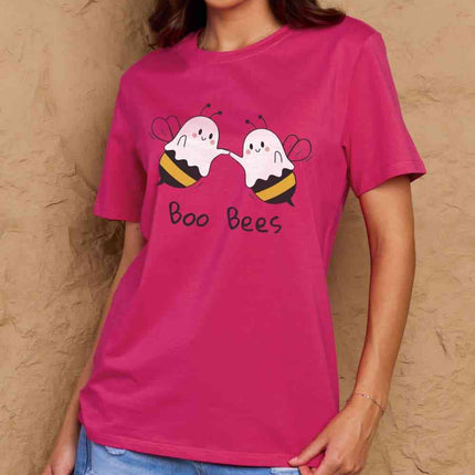 Simply Love Full Size BOO BEES Graphic Cotton T-Shirt