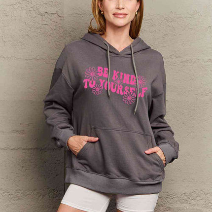 Simply Love Simply Love Full Size BE KIND TO YOURSELF Graphic Hoodie