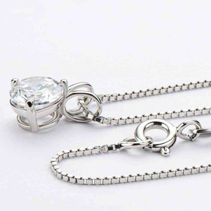 Adored Show Off 1 Carat Moissanite Pendant Necklace