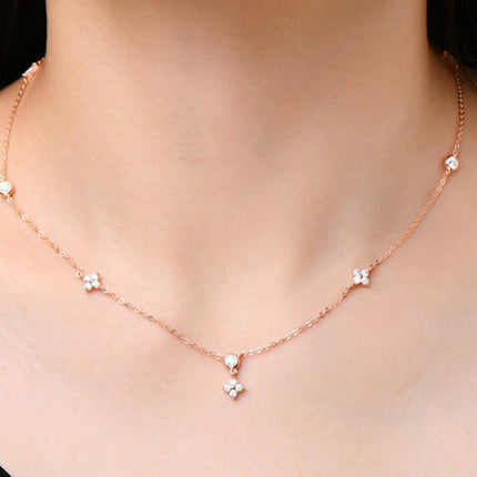 Moissanite 925 Sterling Silver Necklace