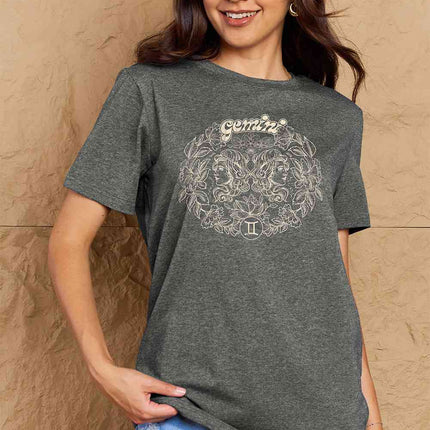 Simply Love Full Size GEMINI Graphic T-Shirt