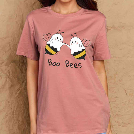 Simply Love Full Size BOO BEES Graphic Cotton T-Shirt