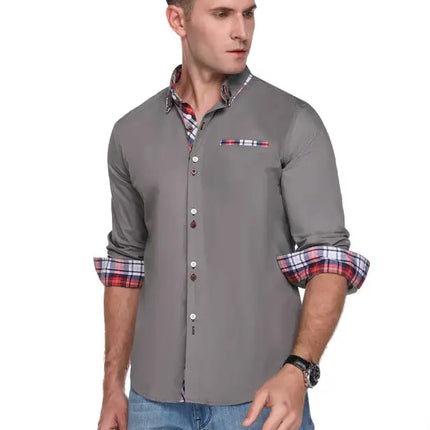 Men's Plaid Long Sleeve Shirt
