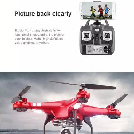 Dron profesional X52 con transmisión de imágenes en vivo 