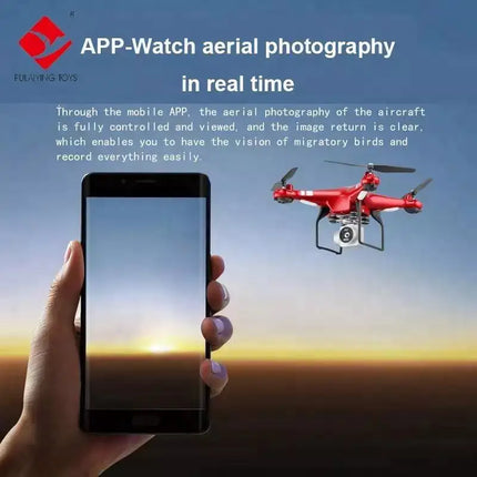 Dron profesional X52 con transmisión de imágenes en vivo 