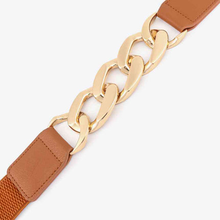 Chain Detail Elastic Belt - Vickie Lynn's