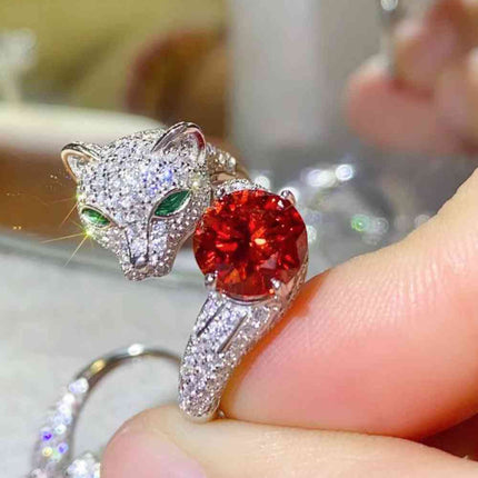 2 Carat Moissanite Adjustable Animal Ring - Vickie Lynn's