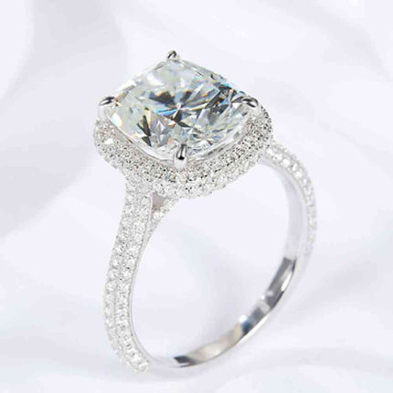 Adored 6 Carat Moissanite Halo Ring