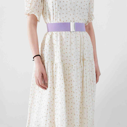 Alloy Buckle Elastic Belt