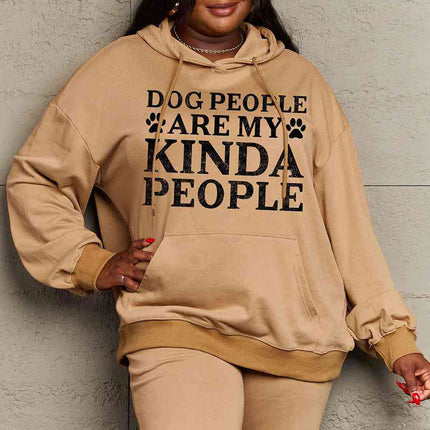 Simply Love Simply Love Full Size Dog Paw Slogan Graphic Hoodie