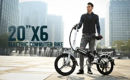 Folding Electric Bike for Adults; 20" Ebike 500W