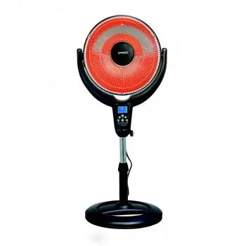 Optimus 14" Oscillitating Pedestal Digital Dish Heater with Remote