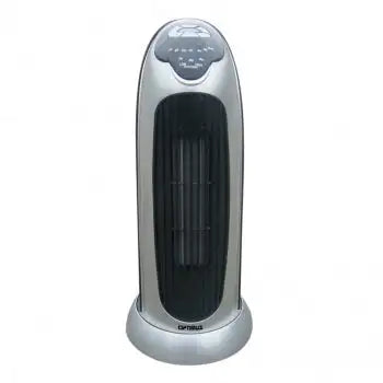 Optimus 17 in. Oscillating Tower Heater with Digital Temperature Readout