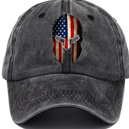 Simple Style Letter American Flag Curved Eaves Baseball Cap