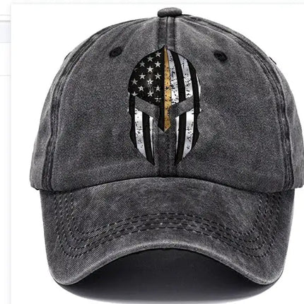 Simple Style Letter American Flag Curved Eaves Baseball Cap