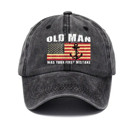 Simple Style Letter American Flag Curved Eaves Baseball Cap