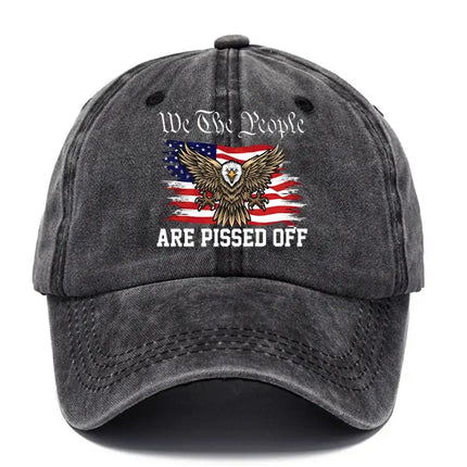 Simple Style Letter American Flag Curved Eaves Baseball Cap