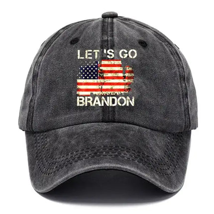Simple Style Letter American Flag Curved Eaves Baseball Cap