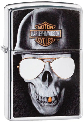 Harley Davidson Skull Lighter