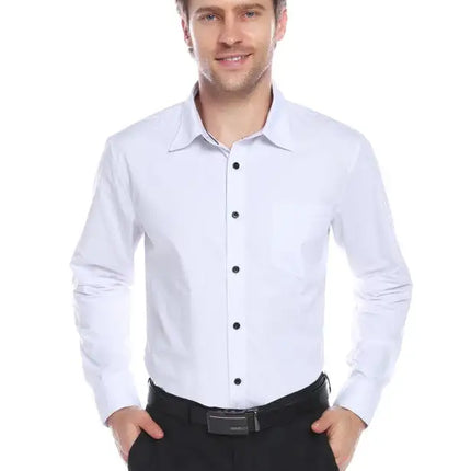 Men's Fashion Business Long Sleeve Shirts