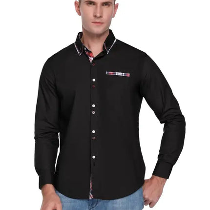 Men's Plaid Long Sleeve Shirt
