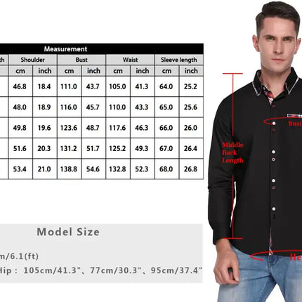 Men's Plaid Long Sleeve Shirt