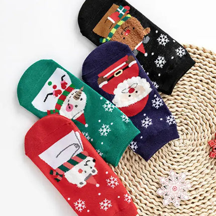 Pack de 4 calcetines navideños Cutes de algodón