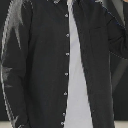 Men's Oxford Long Sleeve Casual Shirt