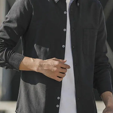 Men's Oxford Long Sleeve Casual Shirt