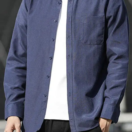 Men's Oxford Long Sleeve Casual Shirt