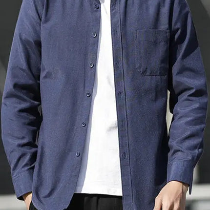 Men's Oxford Long Sleeve Casual Shirt