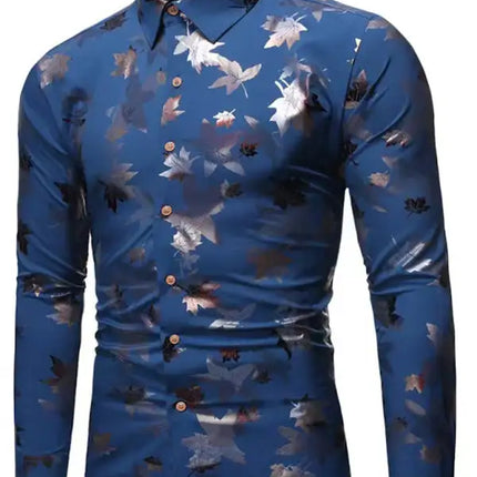 Men's Hawaiian Shirt Short Sleeves Printed Button Down Summer Beach Dress Shirts