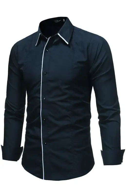 Men's Fashion Versatile Long Sleeve Shirts