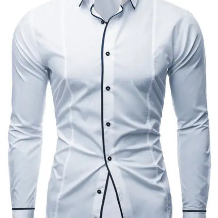 Men's Fashion Versatile Long Sleeve Shirts