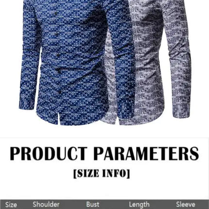 Men's Fashion Plaid Long Sleeve Shirt