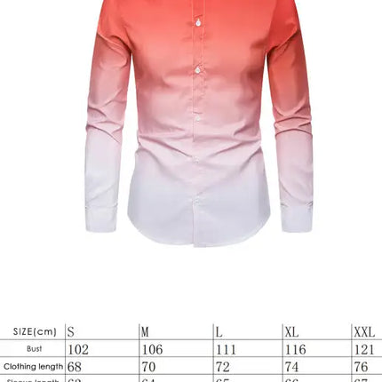 Men's Casual Dress Shirt Button Down Shirts Long-Sleeve Work Shirt Spread Collar Tops
