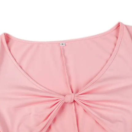 Mini vestidos de fiesta sexy ahuecados torcidos para mujer 