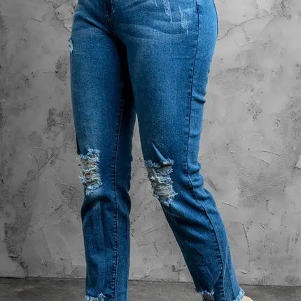 Vaqueros pitillo totalmente moldeadores de talle alto para mujer 