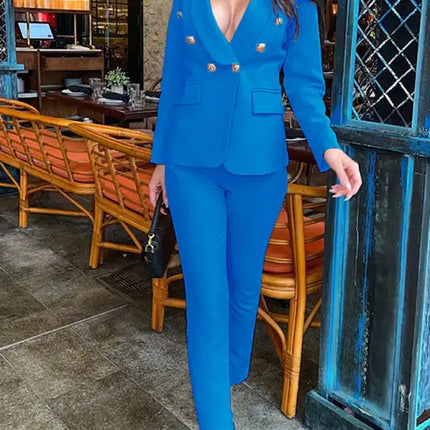 Women's fashionable temperament lapel suit