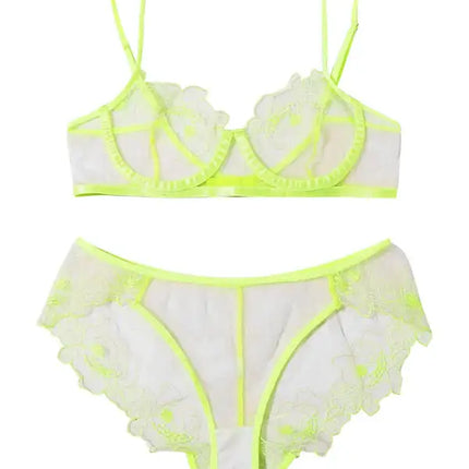 New style sexy lingerie new hollow love three-point sexy suit