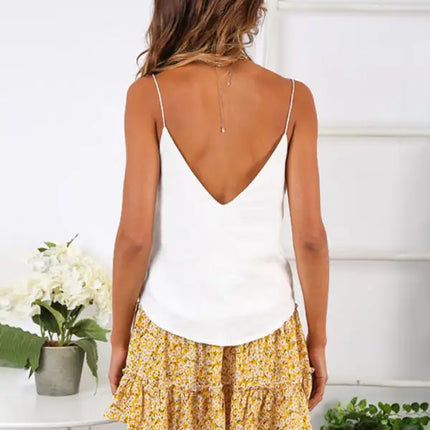 Women's Solid Color Tiered Ruffle Waist Tie Mini Skirt