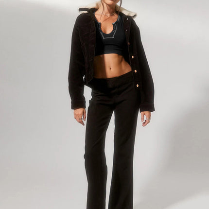 Camiseta corta para bebé con escote en V para mujer 