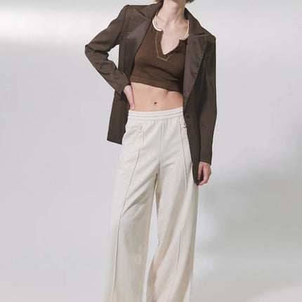 Camiseta corta para bebé con escote en V para mujer 